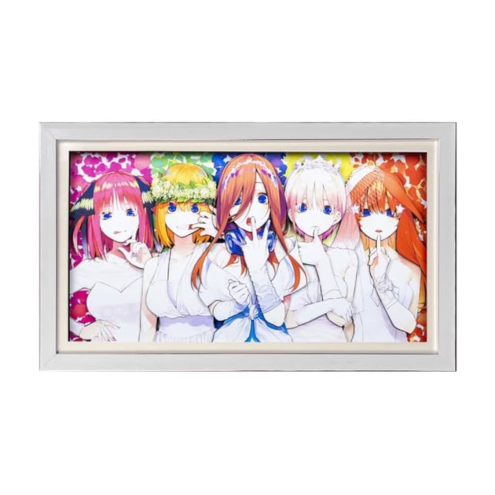 「映画 五等分の花嫁」 B1サイズポスター 中野 一花 二乃 三玖 四葉 五月 映画「五等分の花嫁」 B1タペストリーB[一花＆二乃＆三玖＆四葉